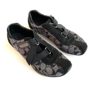 Coach Kyrie Fashion Sneakers Logo Leather Shoes